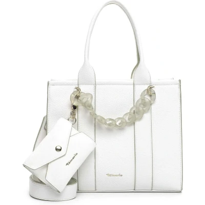 Afbeelding van Tamaris Handtas Flavia Cityshopper White Wit