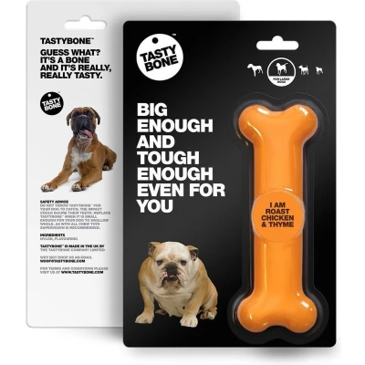 Afbeelding van TastyBone Large Roast Chicken &amp; Thyme Hond Kauwspeelgoed Vegan Kluif Nylabone