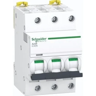 Afbeelding van Schneider electric acti 9 ic40n installatieautomaat 3polig 6ka 10ka c karakteristiek 16a a9p54316