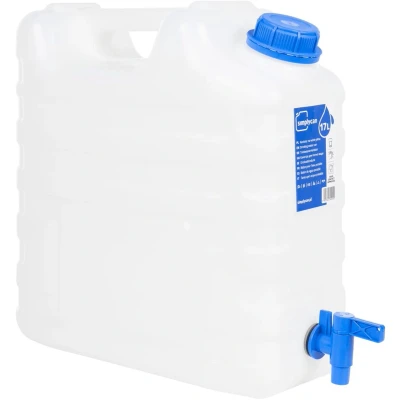 Afbeelding van VidaXL Watertank met kraan 17 L kunststof transparant