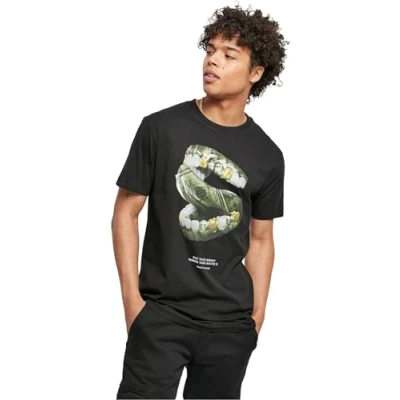 Afbeelding van Mister Tee Tshirt print, Heren, Maat: 4XL, Schwarz