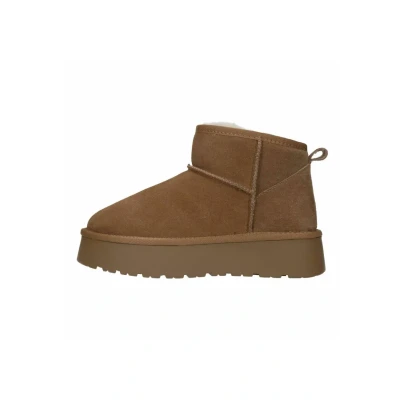 Afbeelding van Sacha suède enkelboots cognac