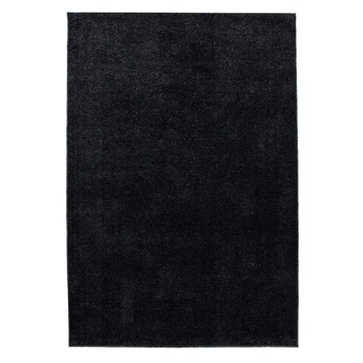Afbeelding van Basics Effen Vloerkleed Antraciet Laagpolig 140x200 cm