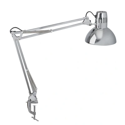 Afbeelding van Bureaulamp MAUL Study met tafelklem chroom excl. LED lamp