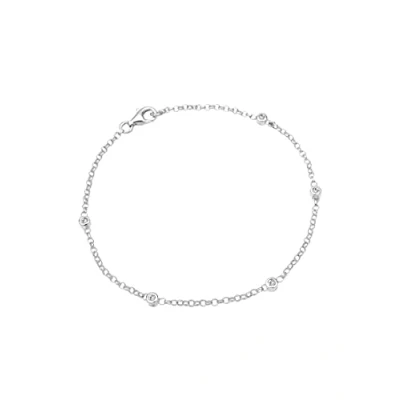 Afbeelding van Elli Dames Klassiek Basis met Kristallen in 925 Sterling Zilver