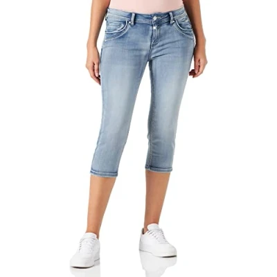 Afbeelding van TIMEZONE Dames Jeans Broeken Tali slim Fit Blauw W 26 Volwassenen