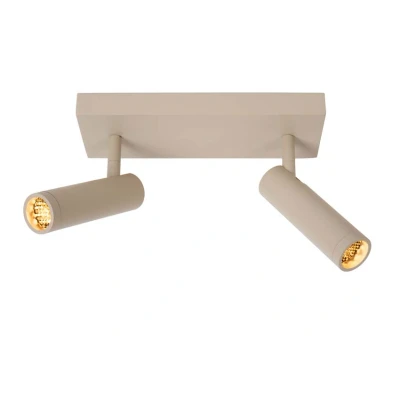Afbeelding van Lucide GRADO Plafondspot 2xGU10 (MR11) Taupe