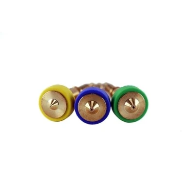 Afbeelding van E3D RapidChange Revo™ mondstuk Triple Packs (1 x 0,25 mm, 0,6 mm &amp; 0,8 messing spuitmonden)