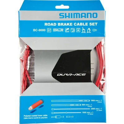 Afbeelding van Shimano Remkabelset Dura ace Bc 9000 Rood 8 delig