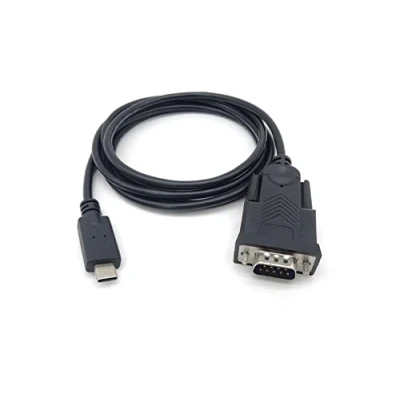 Afbeelding van Equip 133392 seriële kabel Zwart 1,5 m USB Type C DB 9