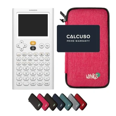 Afbeelding van CALCUSO Basispakket roze met Grafische Rekenmachine Numworks