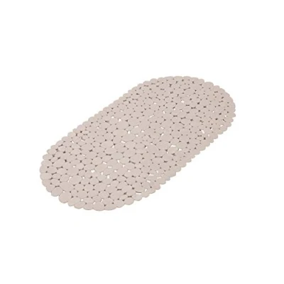 Afbeelding van Douceur d&#039;Intérieur Badkuip met kiezelstenen, 69 x 36 cm, polyvinylchloride, taupe, 69x36 cm