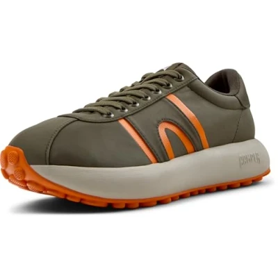 Afbeelding van Camper Pelotas Athens Sneakers laag, Heren, Maat: 41, Mittelgrün Textiel/ synthetisch