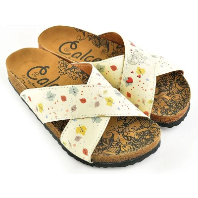 Afbeelding van GOBY Leafes Slippers Sandalen Hoge kwaliteit Handmade Maat 38