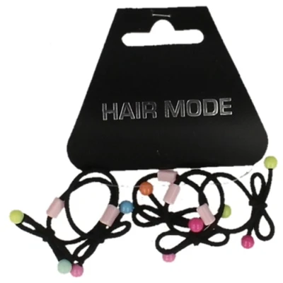 Afbeelding van Hair Mode Kids Haarelastiek met Strik 5ST