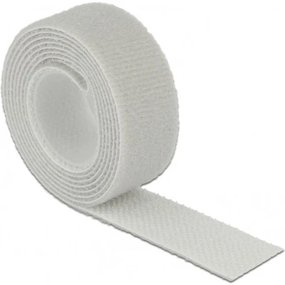 Afbeelding van Klittenband rol 20mm / grijs (1 meter)