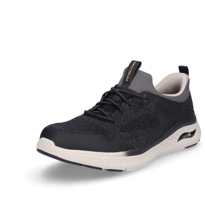 Afbeelding van Skechers Heren Arch Fit Crosser Emeric Sneaker, Zwart, 43 EU