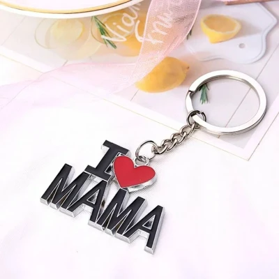 Afbeelding van CHPN I love mama sleutelhanger mom keychain Moederdag Cadeau voor jouw moeder
