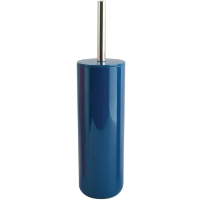 Afbeelding van MSV Porto Toilet/wc borstel houder kunststof marine blauw 38cm