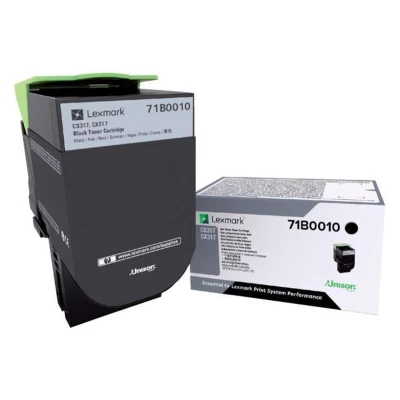 Afbeelding van Lexmark 71B0010 tonercartridge Origineel Zwart 1 stuk(s)