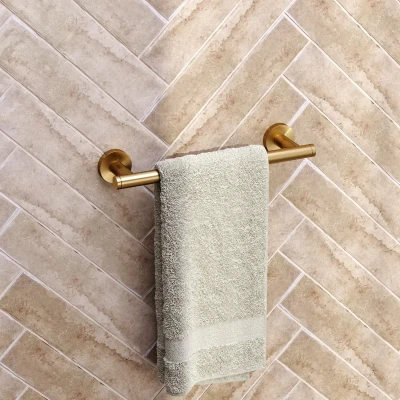 Afbeelding van Brauer Gold Edition handdoekrek 30cm goud geborsteld PVD