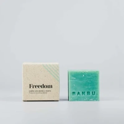 Afbeelding van Banbu Freedom Soap Bar 100 gr Zero Waste Pepermunt Vegan
