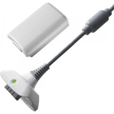 Afbeelding van XBOX 360 controller accu met oplaadkabel grijs