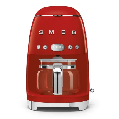Afbeelding van Filterkoffiemachine Smeg DCF02 50 Style Rood