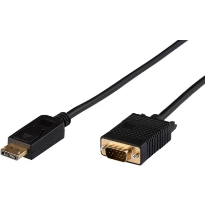 Afbeelding van Microconnect DP VGA MM 050 video kabel adapter 0,5 m DisplayPort (D Sub) Zwart