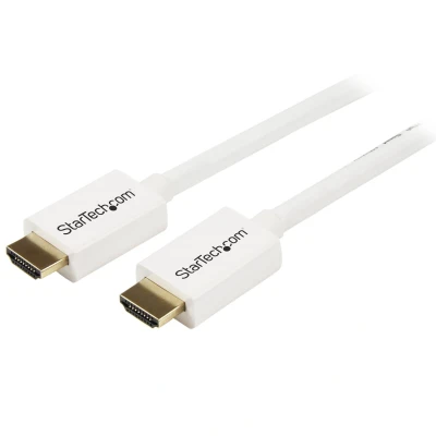 Afbeelding van StarTech.com 3 m witte CL3 High Speed HDMI kabel voor installatie in de wand Ultra HD 4k x 2k k