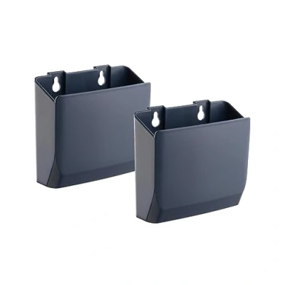 Afbeelding van my wall HZ6L accessoirehouder, veelzijdige opslag voor afstandsbedieningen, mobiele telefoons, pennen, donkerblauw, belastbaar tot 2 kg, opbergdoos, organizer, pennenopslag