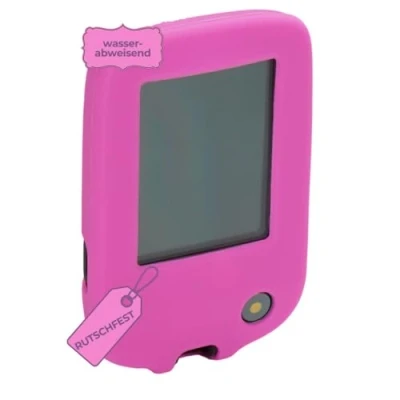 Afbeelding van caseroxx Siliconen hoesje compatibel met Freestyle Libre 1/2/3/Insulinx/14 dagen, van siliconen, tas en zonder riemclip, roze