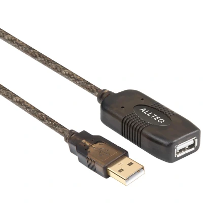 Afbeelding van USB kabel 10 meter met versterker Allteq
