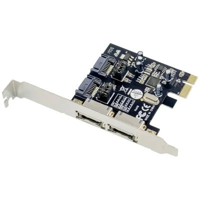 Afbeelding van Conceptronic CSATA600EXI 2 + poorten SATA controller PCI Express, SATA, eSATA PCIe