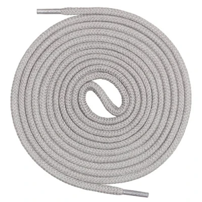 Afbeelding van Mount Swiss Ronde premium veters van 100% katoen, zeer scheurvast, kleur: grijs, lengte: 100 cm
