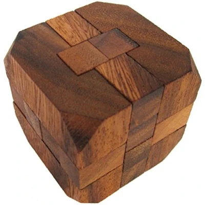 Afbeelding van LOGOPLAY Diamant G171 3D puzzel denkspel puzzelspel geduldspel logisch spel van hout