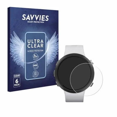 Afbeelding van Savvies (6 Stuks) Schermbeschermer voor Garmin Swim 2 Screen Protector Ultra Transparant