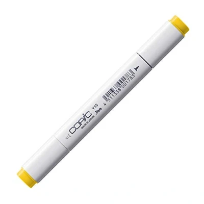 Afbeelding van COPIC Classic Marker Type Y 15, Cadmium Yellow, professionele layout marker, op alcoholbasis, met een brede en fijne punt