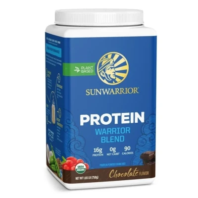 Afbeelding van Sunwarrior Warrior Blend Biologische Proteïne Chocolade 750 Gram