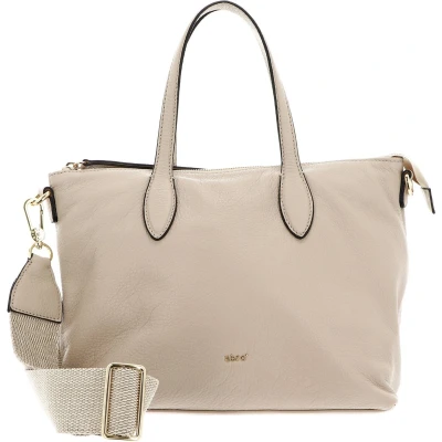 Afbeelding van abro Leren Schoudertas Handtas Leather Dalia Shopper Clivia Sahara Beige