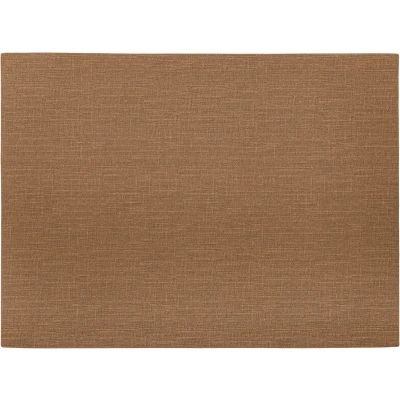 Afbeelding van Mesapiu Placemat Canvas Rechthoek Walnut Set van 4