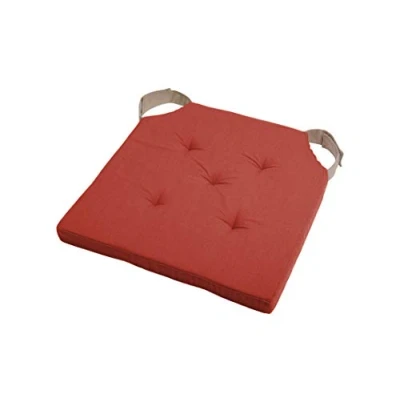 Afbeelding van Gadget et Bazar stoelkussen, klittenbandsluiting, 38 x cm, terracotta