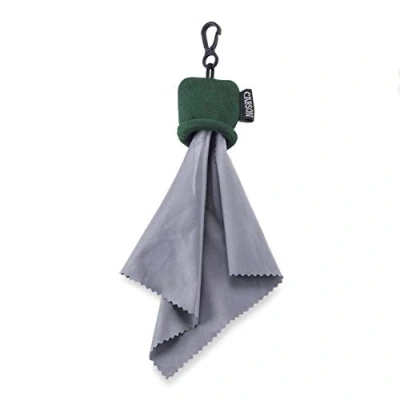 Afbeelding van Carson Stuff It Microfiber Lens Doek Reinigingssysteem voor Brillen, Smartphones, Tablets, Optiek Lenzen, Camera&#039;s en meer, 6,25 &quot;x 6,25&quot; Groen (SN 40GR)