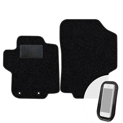 Afbeelding van moto MOLTICO Automatten Velours Autofrontmat Set van 2 Matten Voor de Voorkant Auto Bijpassend Peugeot 1007 2005 2009