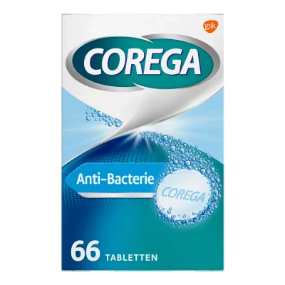 Afbeelding van Corega Anti bacterie Dagelijkse Reiniger Tabletten 66ST