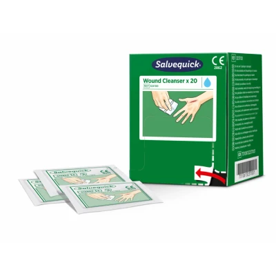 Afbeelding van Wondreinigingsdoekjes Salvequick 20 stuks