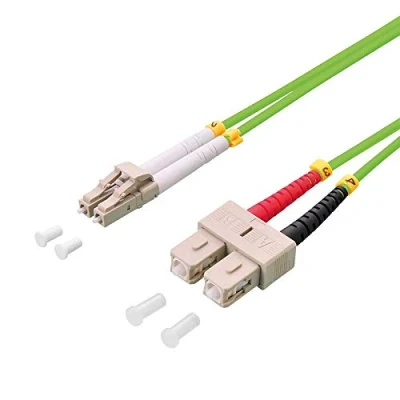 Afbeelding van LogiLink FP5LS05 Glasvezel kabel 5 m LSZH OM5 LC SC Groen