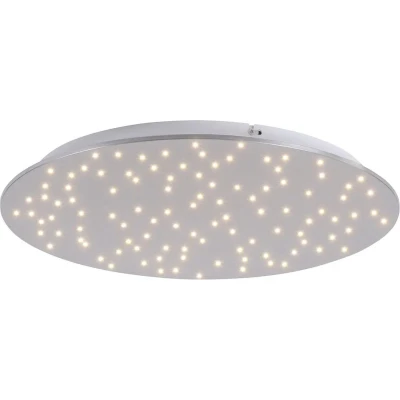 Afbeelding van Paul Neuhaus plafondlamp Sparkle 1 lichts 48 x4 cm zwart mat goud