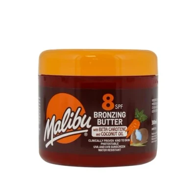 Afbeelding van Malibu Tanning Bronzing Butter With Beta Carotene &amp; Coconut Oil SPF 8 300 ml