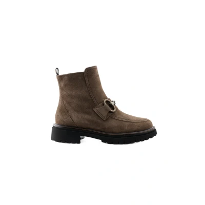 Afbeelding van Paul Green suède enkelboots taupe